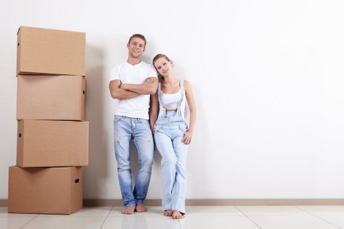 Recycling center in Crawley handling white goods
