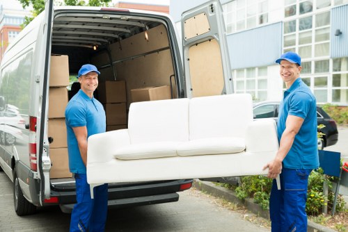Residents recycling household appliances in Cheshunt
