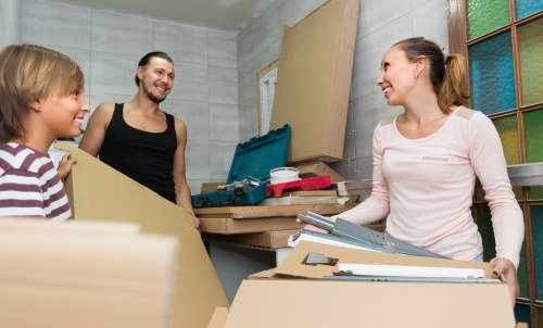 Refrigerator ready for recycling at Gerrards Cross center