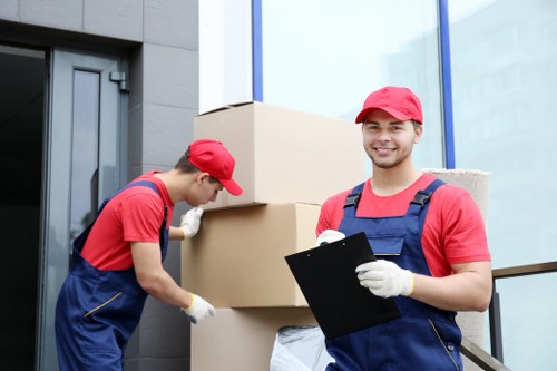 Recycling center in Addlestone handling white goods