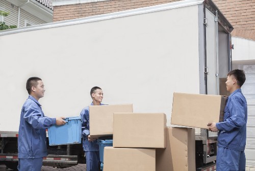 Refrigerator being recycled in Brentwood