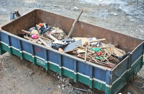 Residents recycling white goods in Brentford