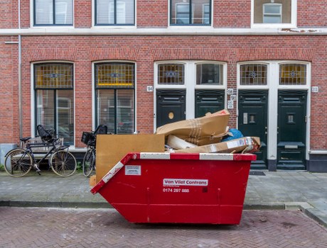 Recycling center in Bethnal Green handling white goods