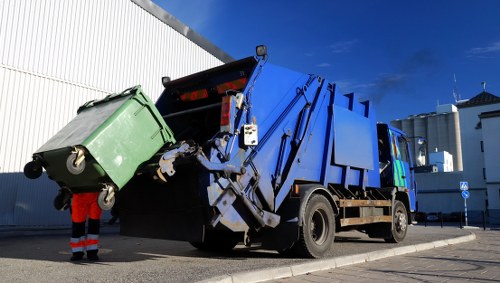 White goods recycling process in Brunswick Park