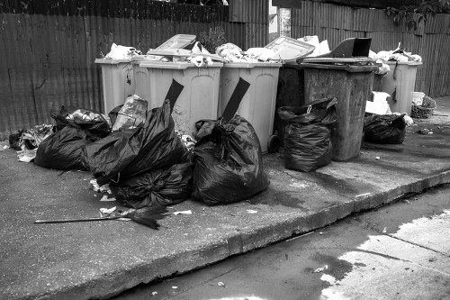 Recycling center in Harrow processing white goods