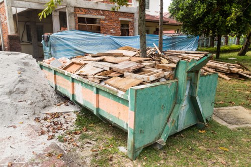 Refrigerator being prepared for recycling in Upper Walthamstow.