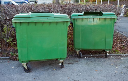 Refrigerator being prepared for recycling in Coulsdon