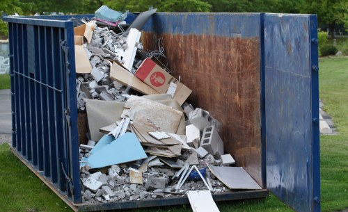 Recycling center in Welling processing white goods