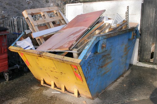 Refrigerator ready for recycling in Hounslow