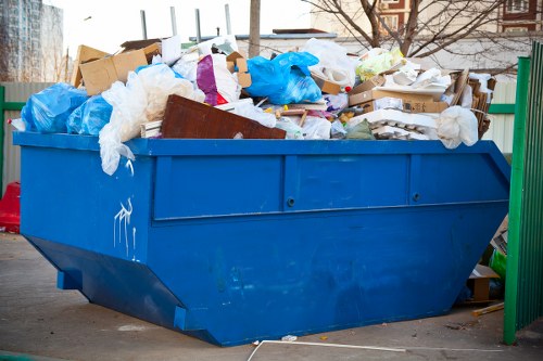 Separation of materials during white goods recycling in Kilburn