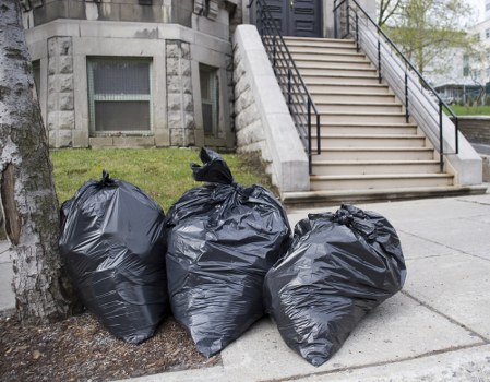 Community members recycling appliances